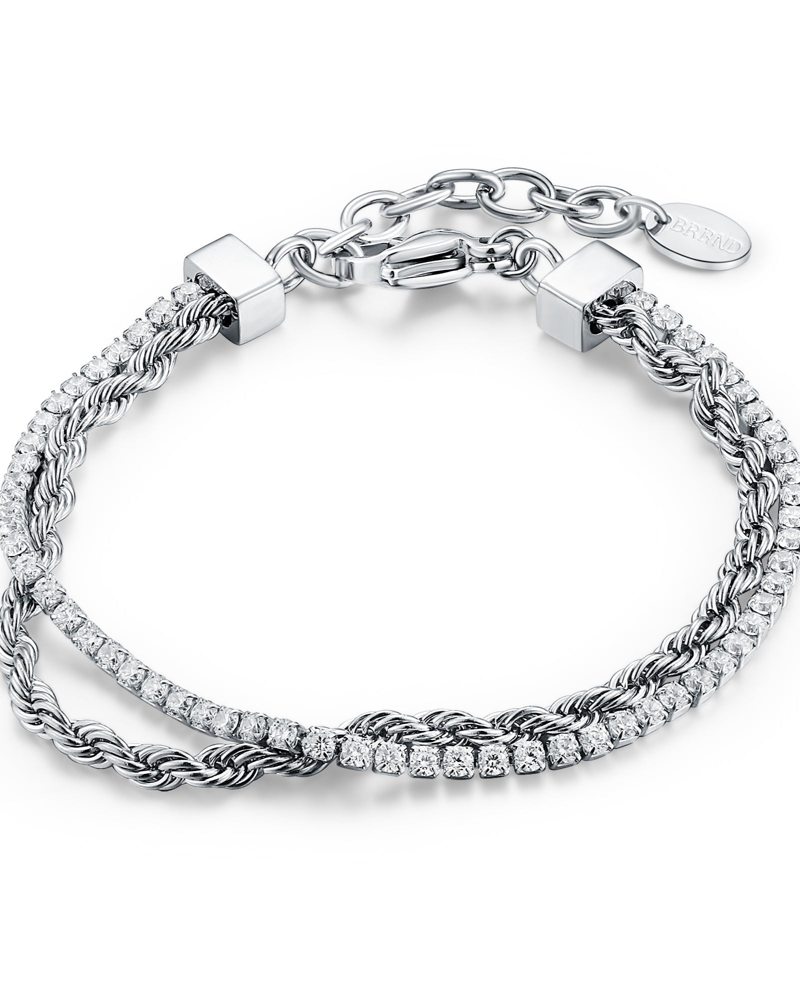 Bracciale Tennis con catena corda