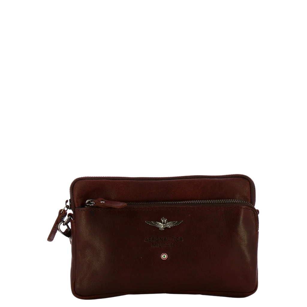 Pochette in Vera pelle Vintage - Aeronautica Militare