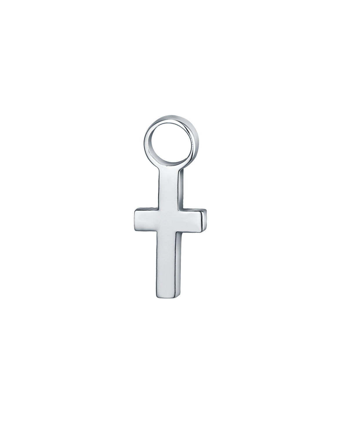 Mini Charm Croce acciaio
