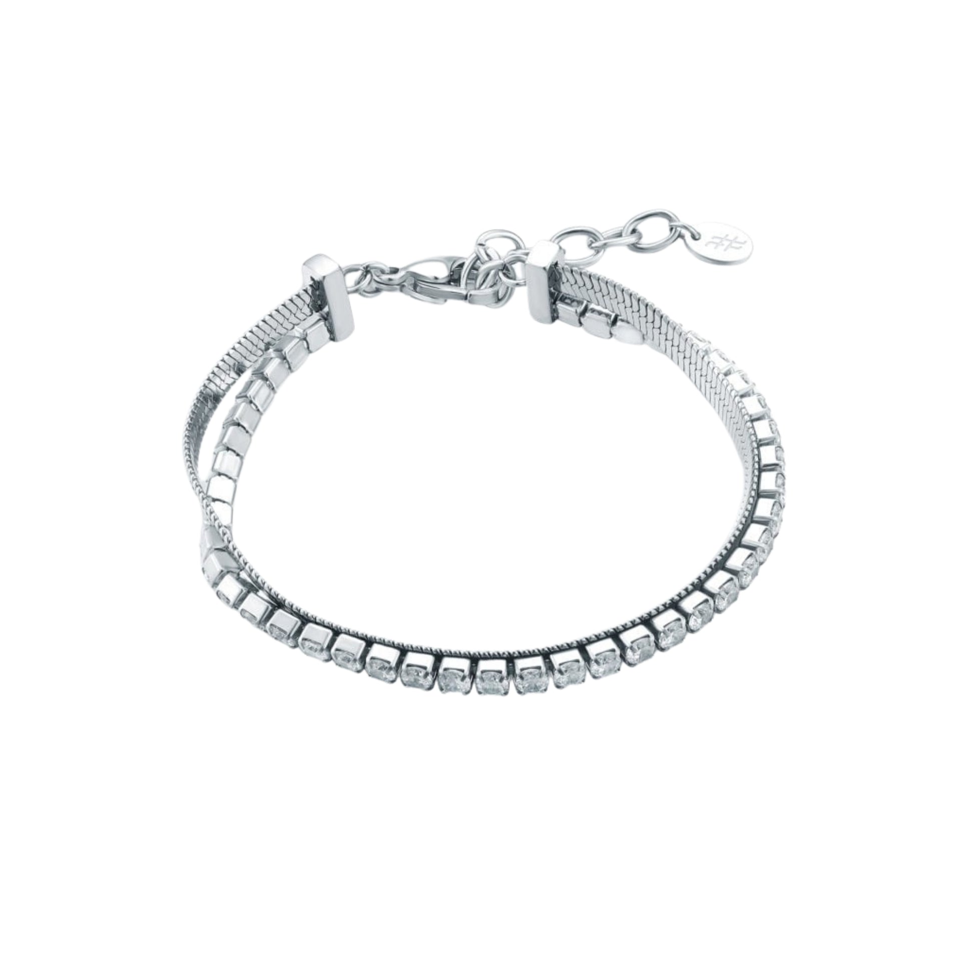 Bracciale Tennis con Catena Sickle - Brand Gioielli