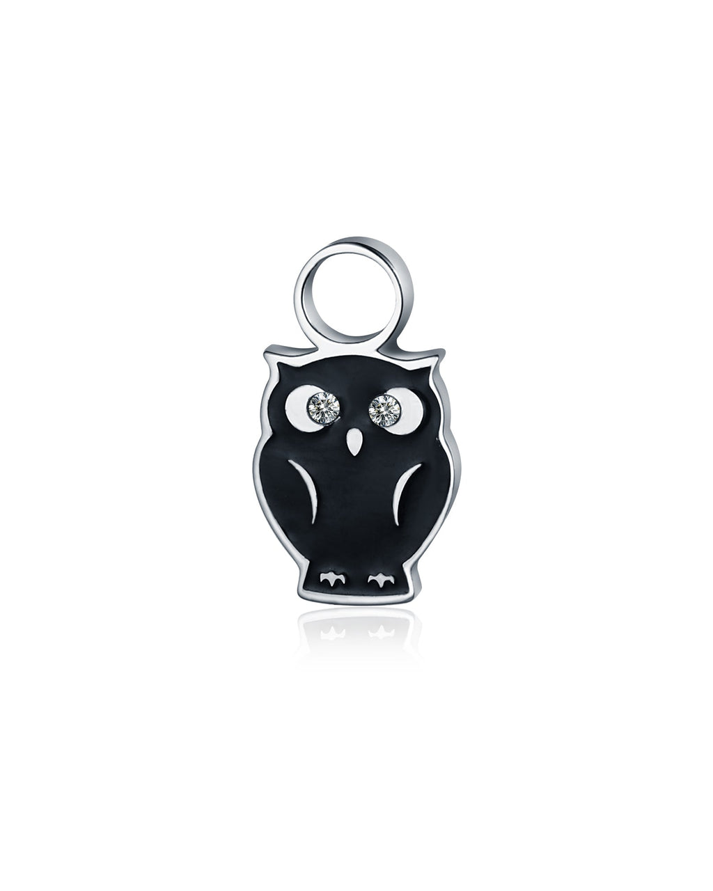 Mini Charm Gufo smaltato