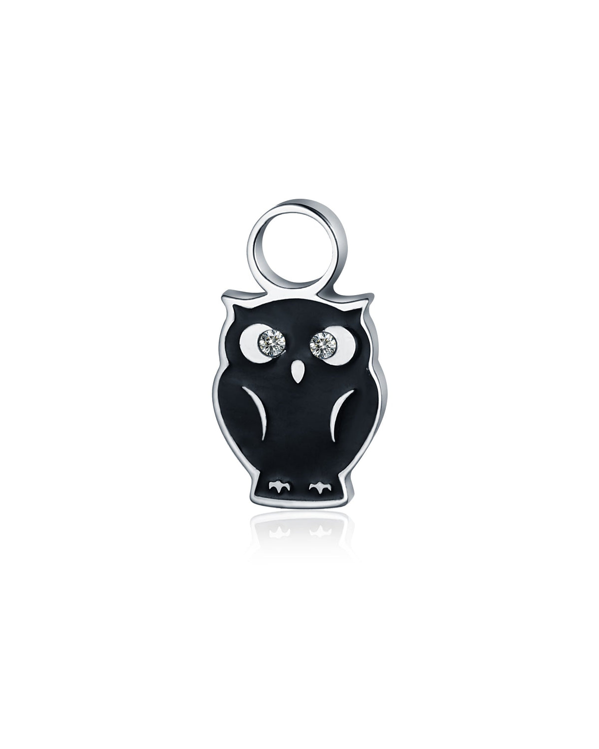 Mini Charm Gufo smaltato