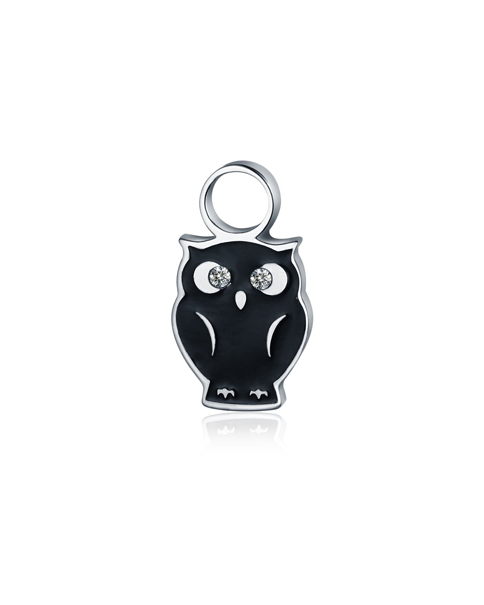 Mini Charm Gufo smaltato