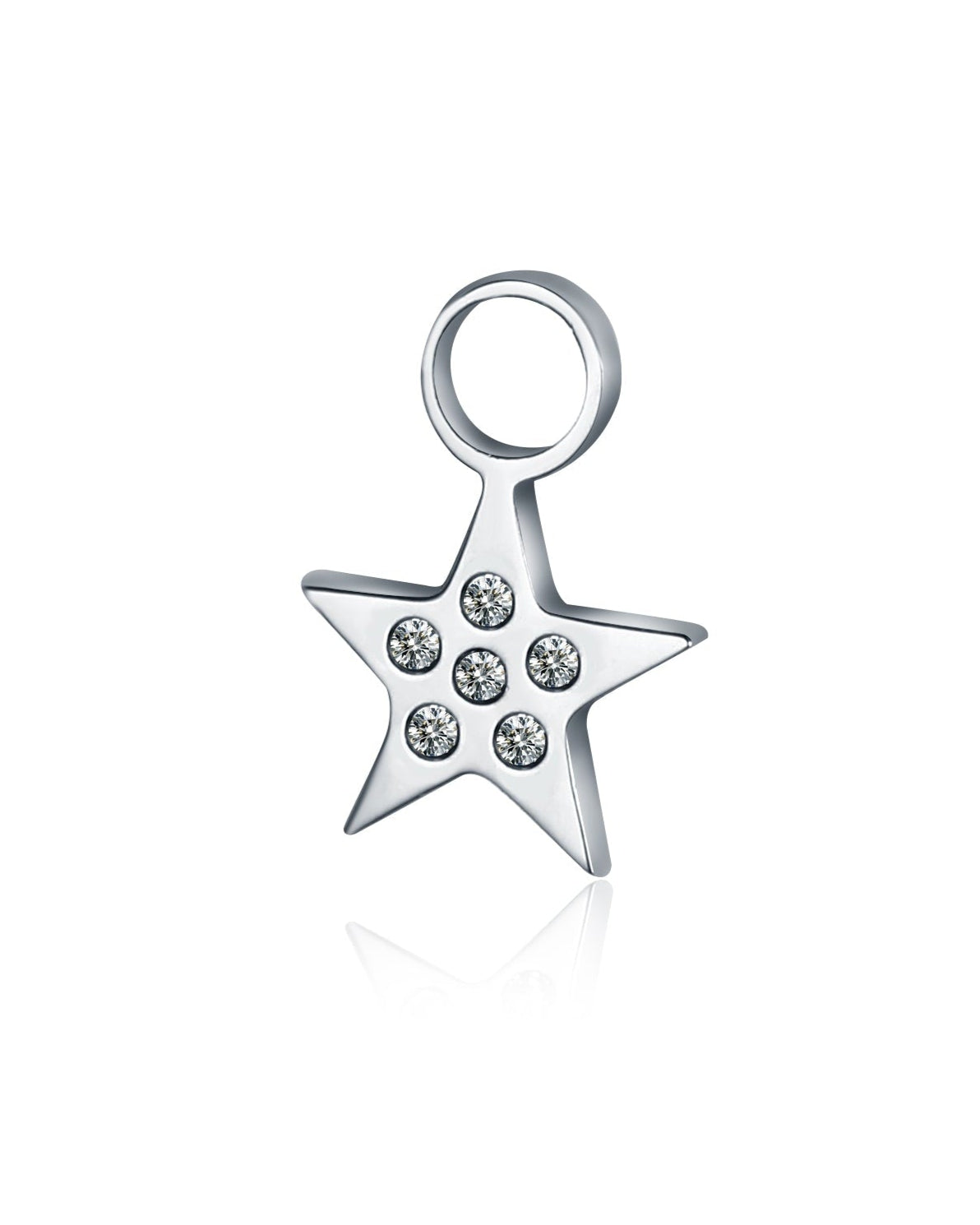 Mini Charm Stellina con cristalli