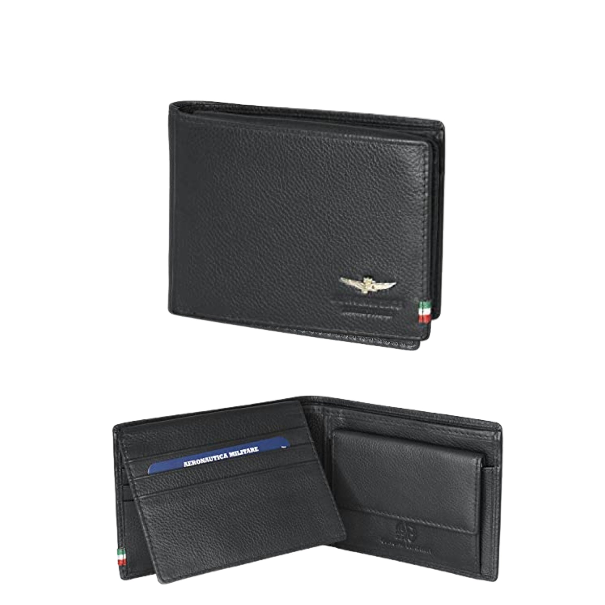 Portafoglio in Vera Pelle Flag - Aeronautica Militare
