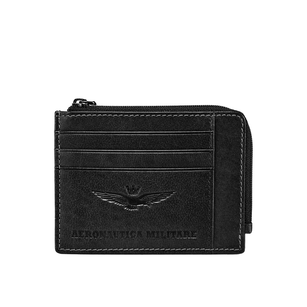 Portafoglio Portacarte Aeronautica Militare AM246 New Eagle in Vera Pelle
