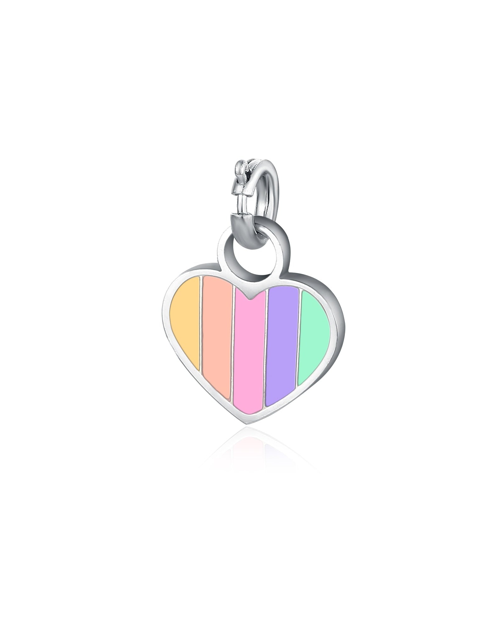 Mini Charm Cuore multicolore