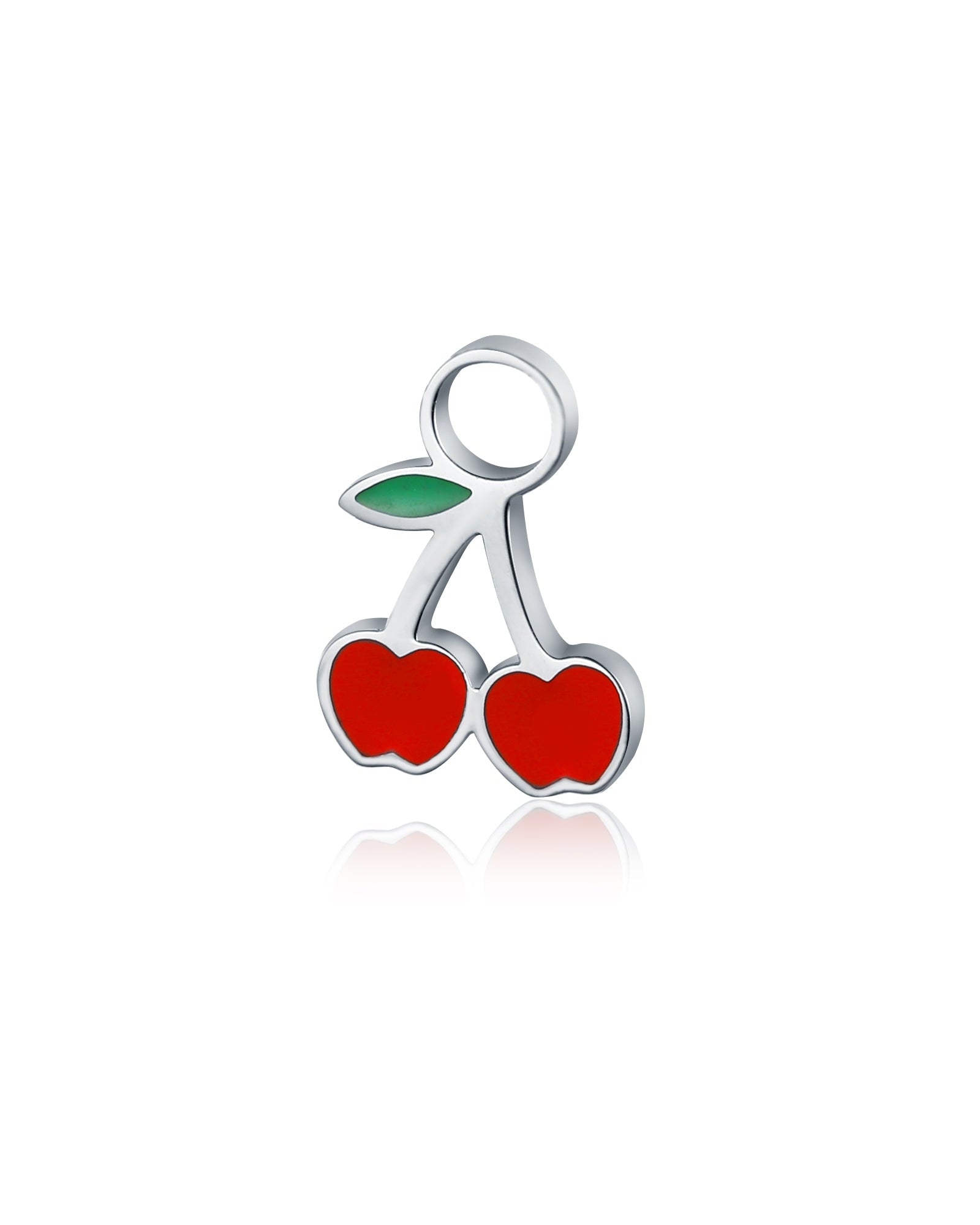 Mini Charm Ciliegie Smaltate