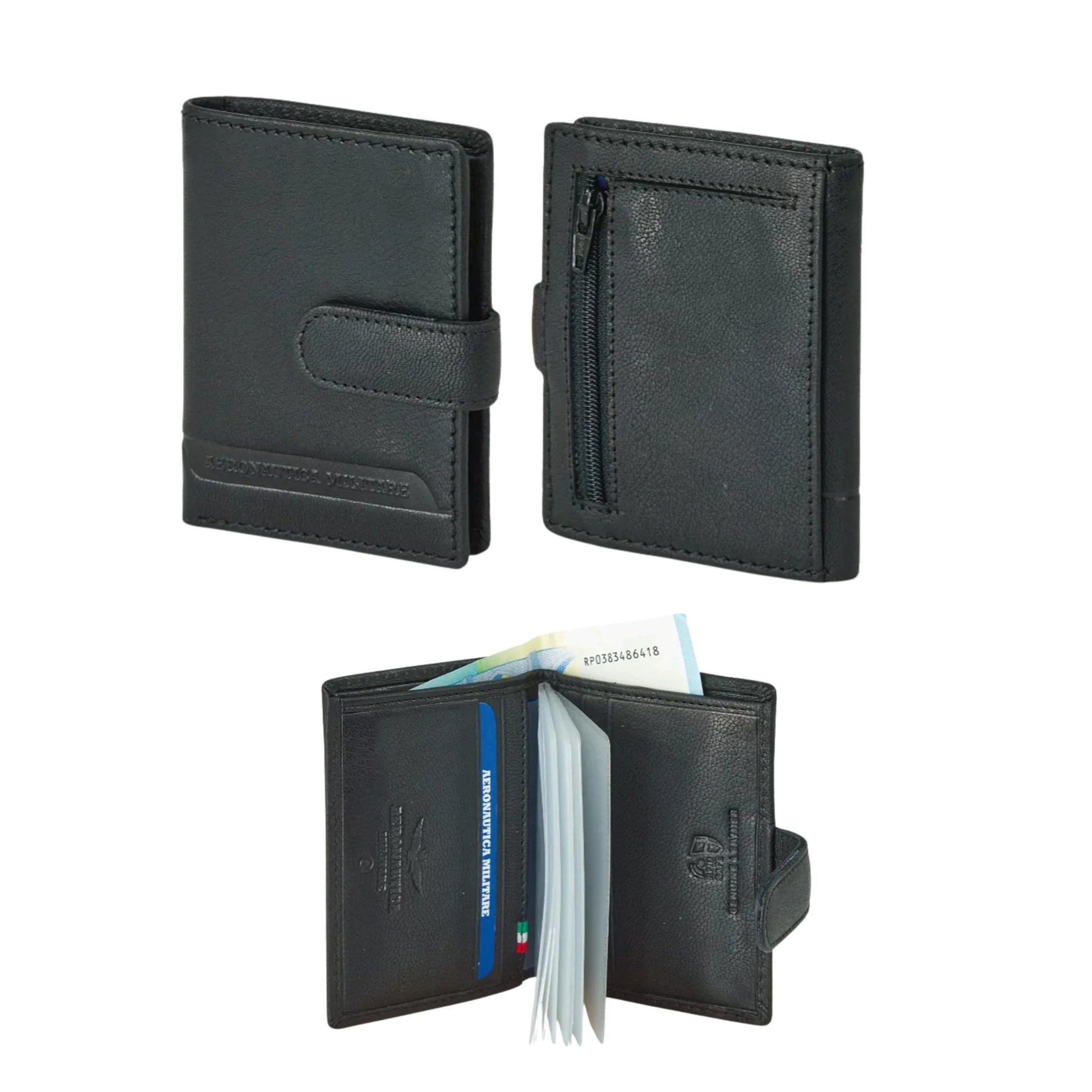 Portacarte in Vera Pelle Moon - Aeronautica Militare