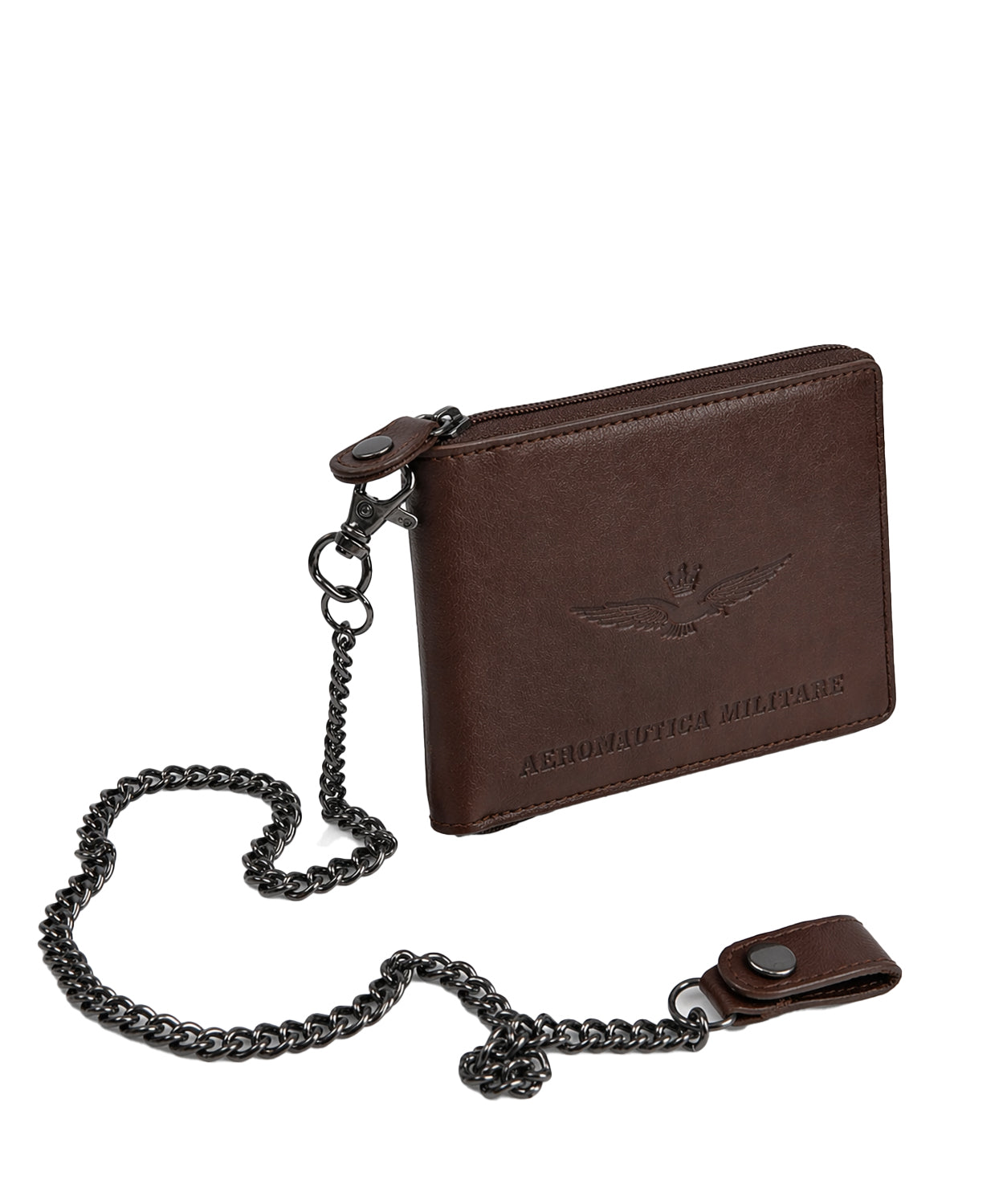 Portafoglio Aeronautica Militare AM243 Eagle in Vera Pelle con catena