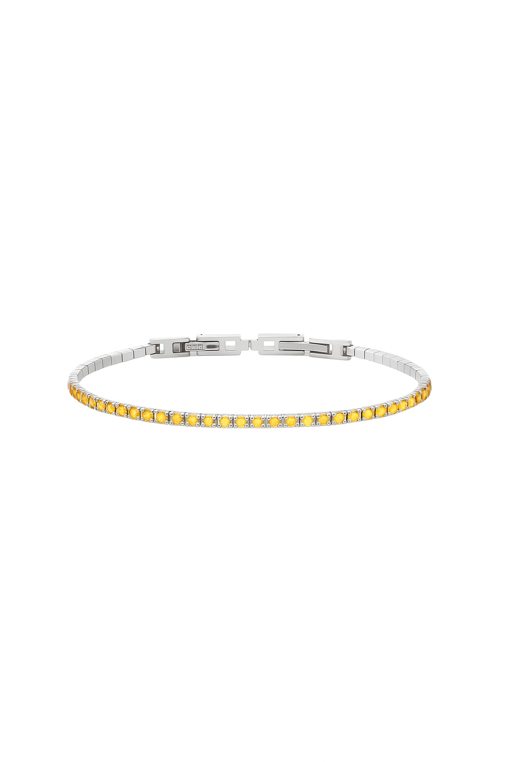 Bracciale Tennis 2mm chiusura a scatto - Les Folies