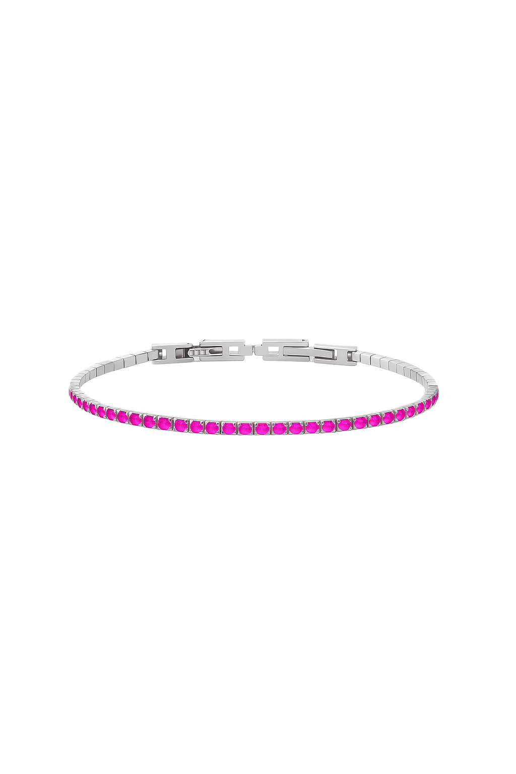 Bracciale Tennis 2mm chiusura a scatto - Les Folies