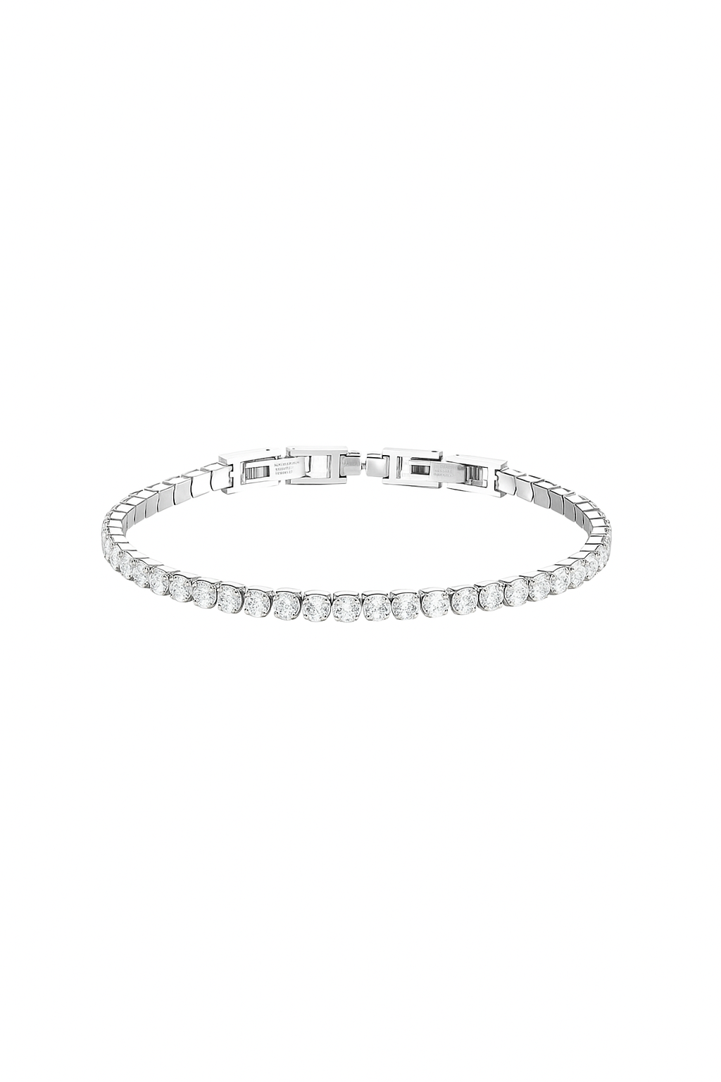 Bracciale Tennis 3mm chiusura a scatto - Les Folies