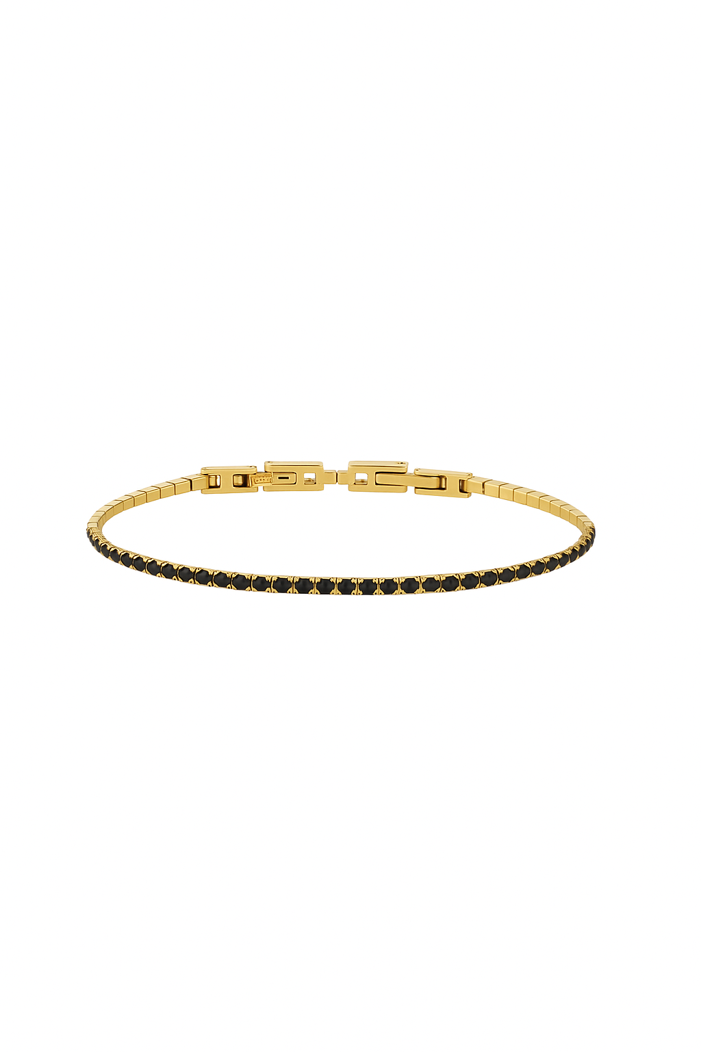 Bracciale Tennis 2mm chiusura a scatto - Les Folies
