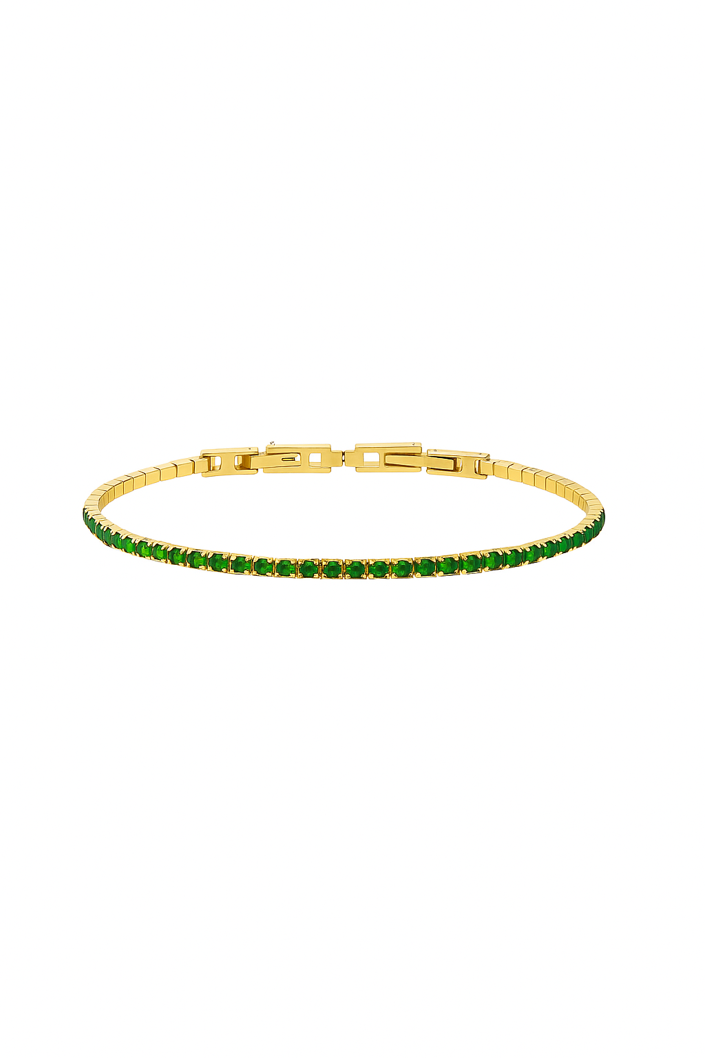 Bracciale Tennis 2mm chiusura a scatto - Les Folies