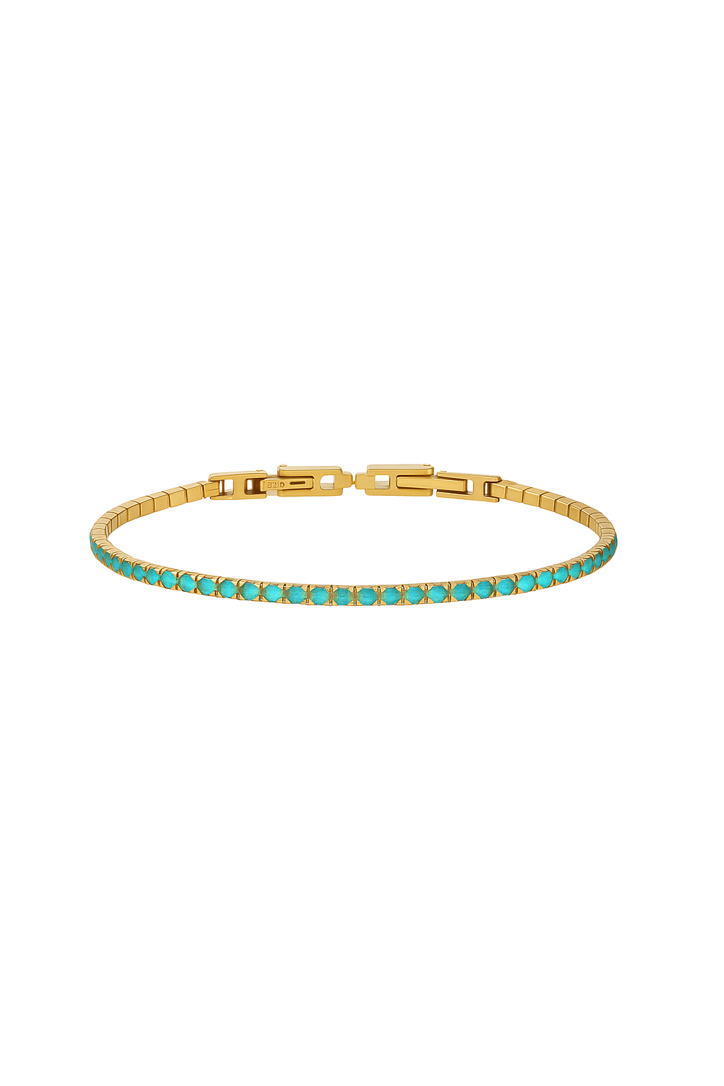Bracciale Tennis 2mm chiusura a scatto - Les Folies