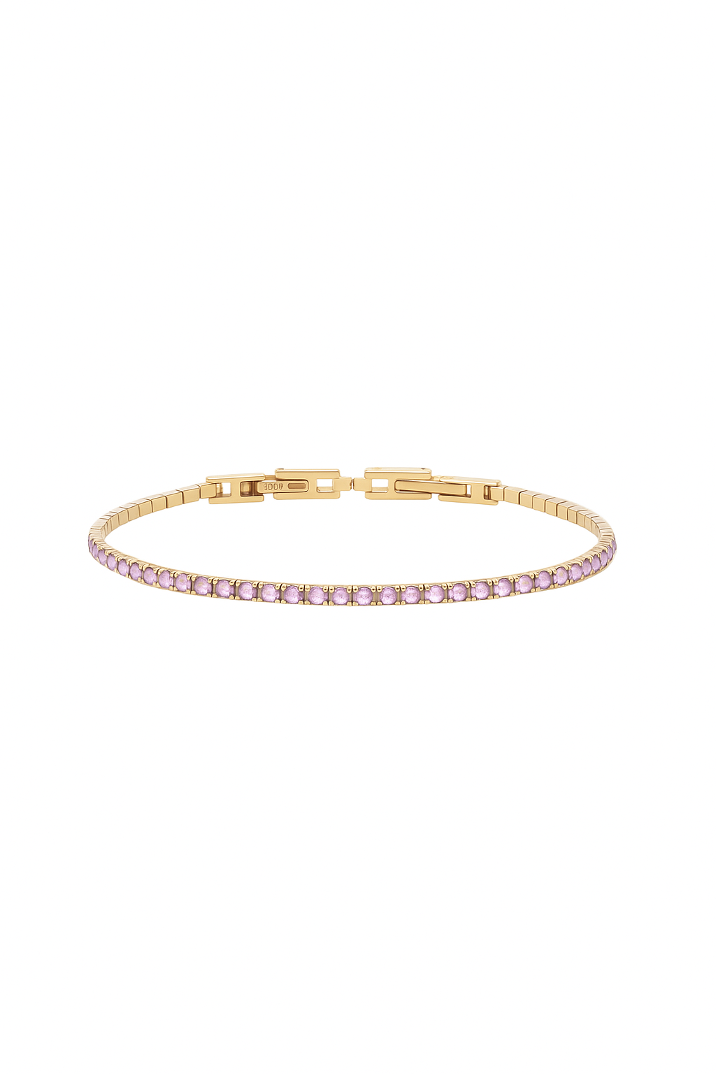 Bracciale Tennis 2mm chiusura a scatto - Les Folies