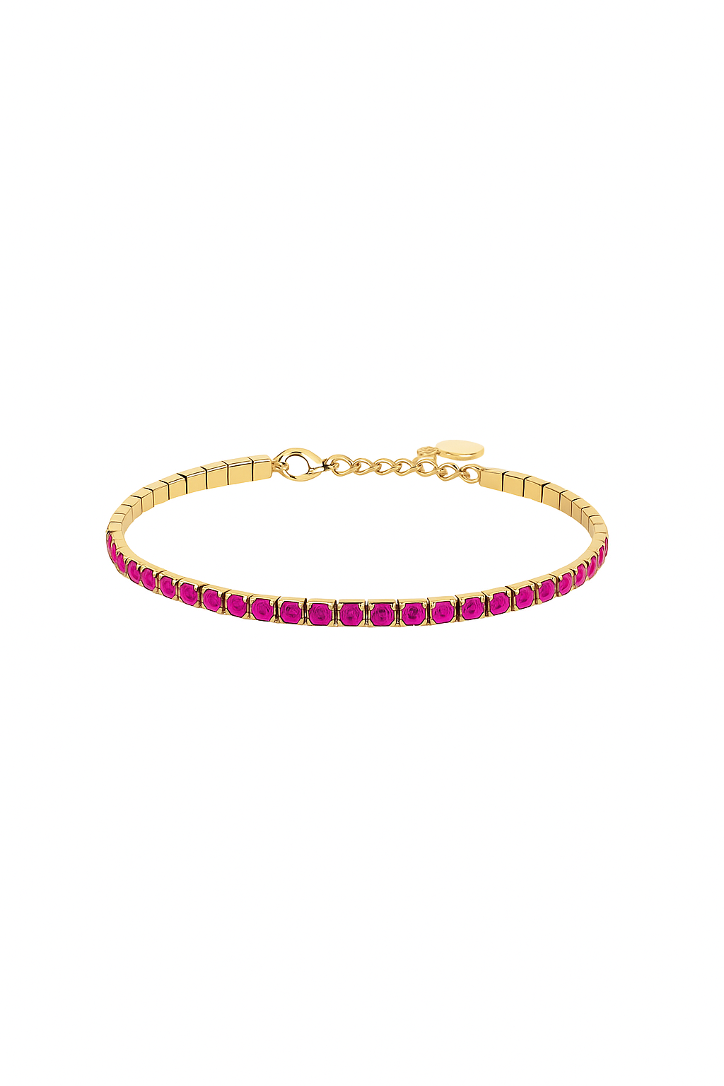 Bracciale Tennis 3mm chiusura a moschetto - Les Folies