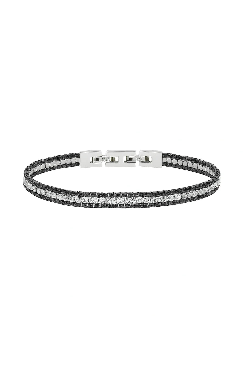 Bracciale tennis Uomo 2mm con maglia - Les folies