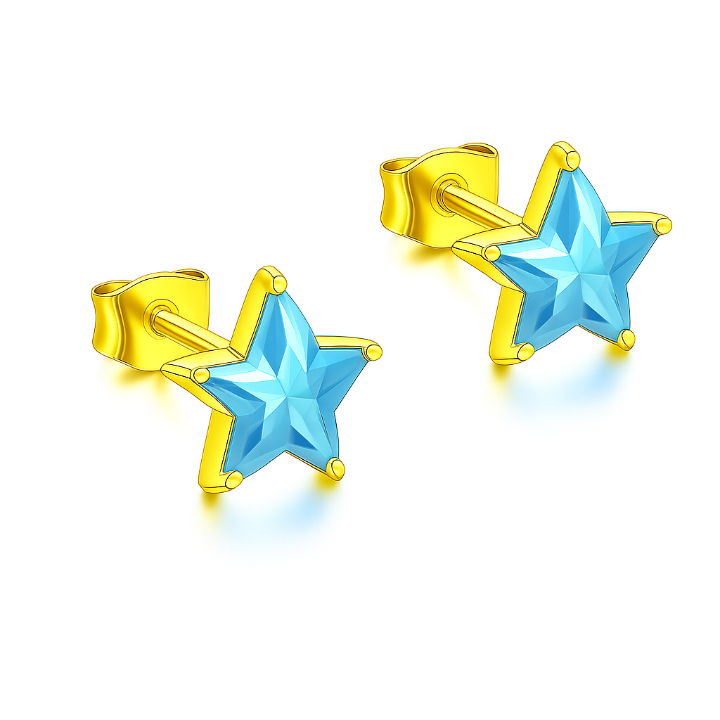 Orecchini Puntoluce a Stella - Les Folies