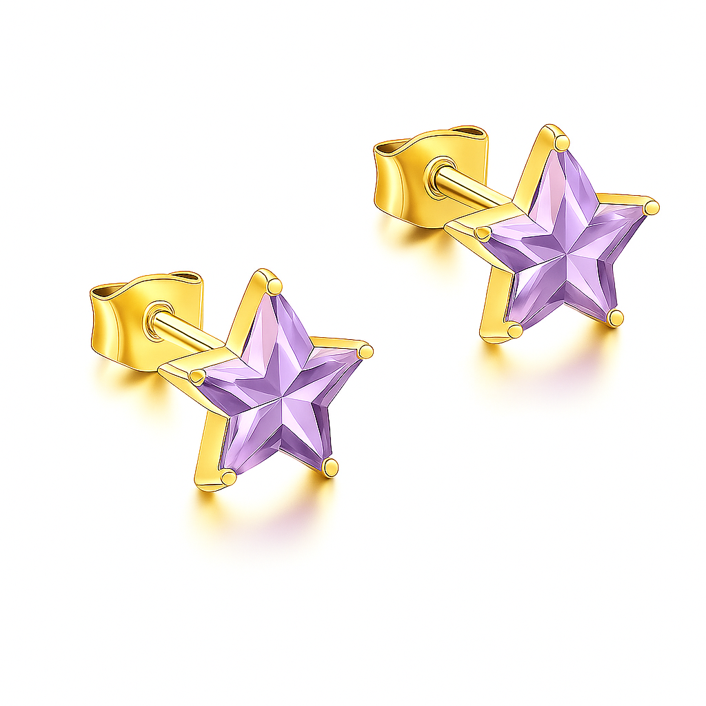 Orecchini Puntoluce a Stella - Les Folies