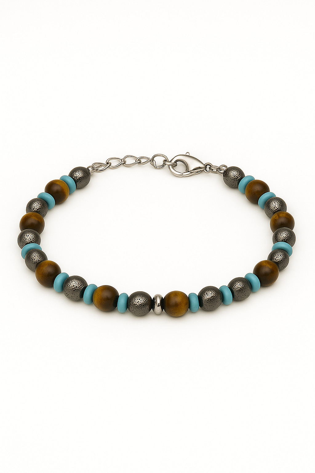 Bracciale Perle e Dischi Orion Uomo - Les folies