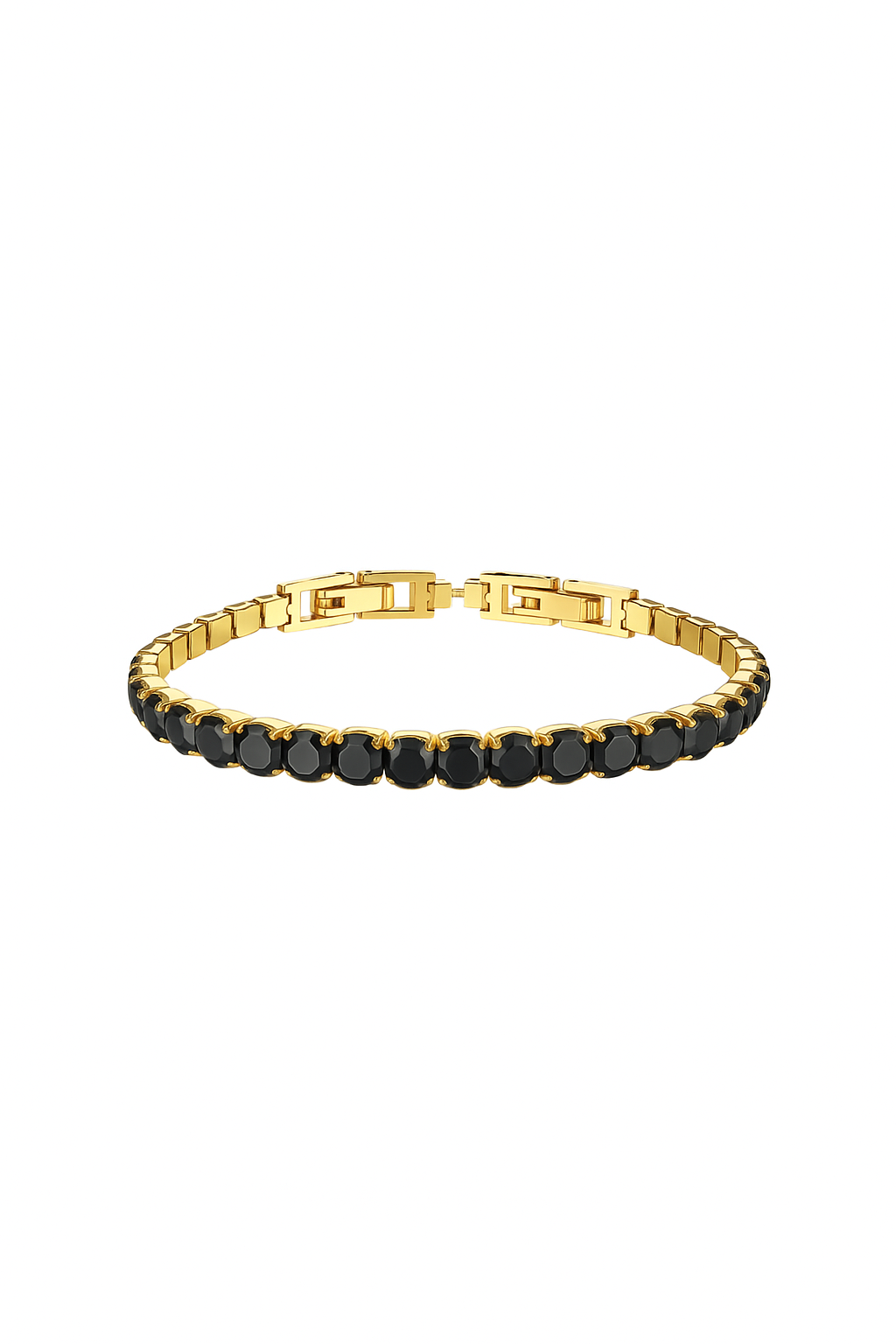 Bracciale Tennis 4mm chiusura a scatto - Les Folies