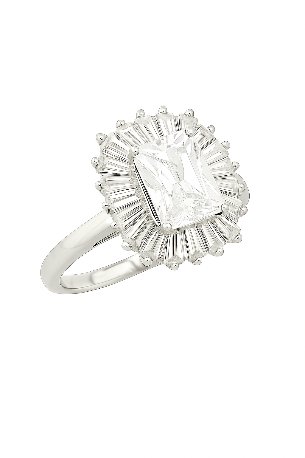 Anello Quadrato in Argento 925 - Les folies