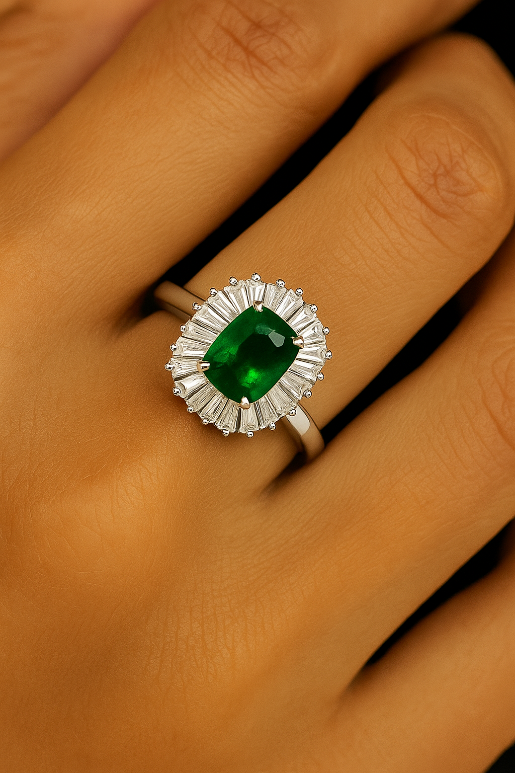 Anello Quadrato in Argento 925 - Les folies