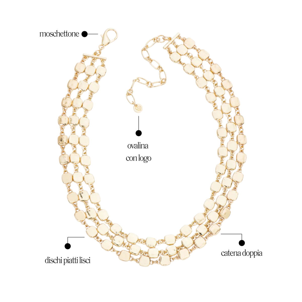Collana Little Square - You B'jou by Barbieri