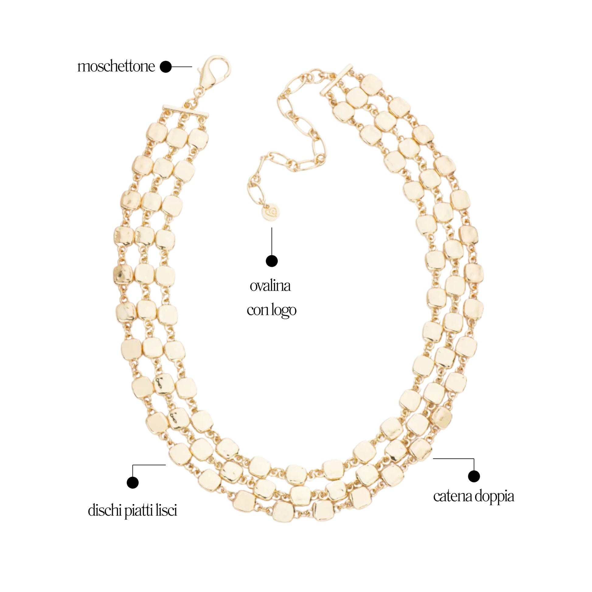 Collana Little Square - You B'jou by Barbieri