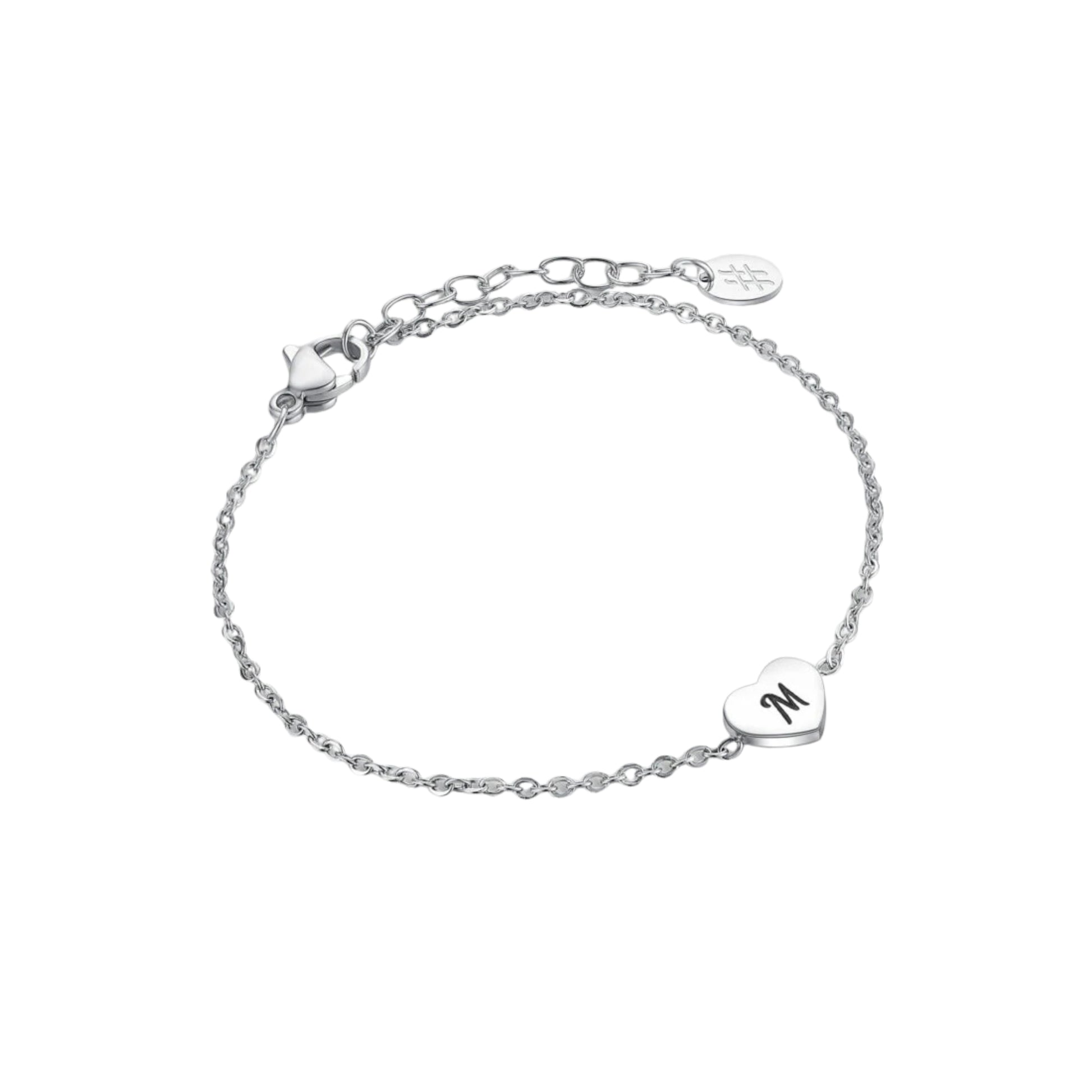 Bracciale Cuore Lettera Personal - Brand Gioielli