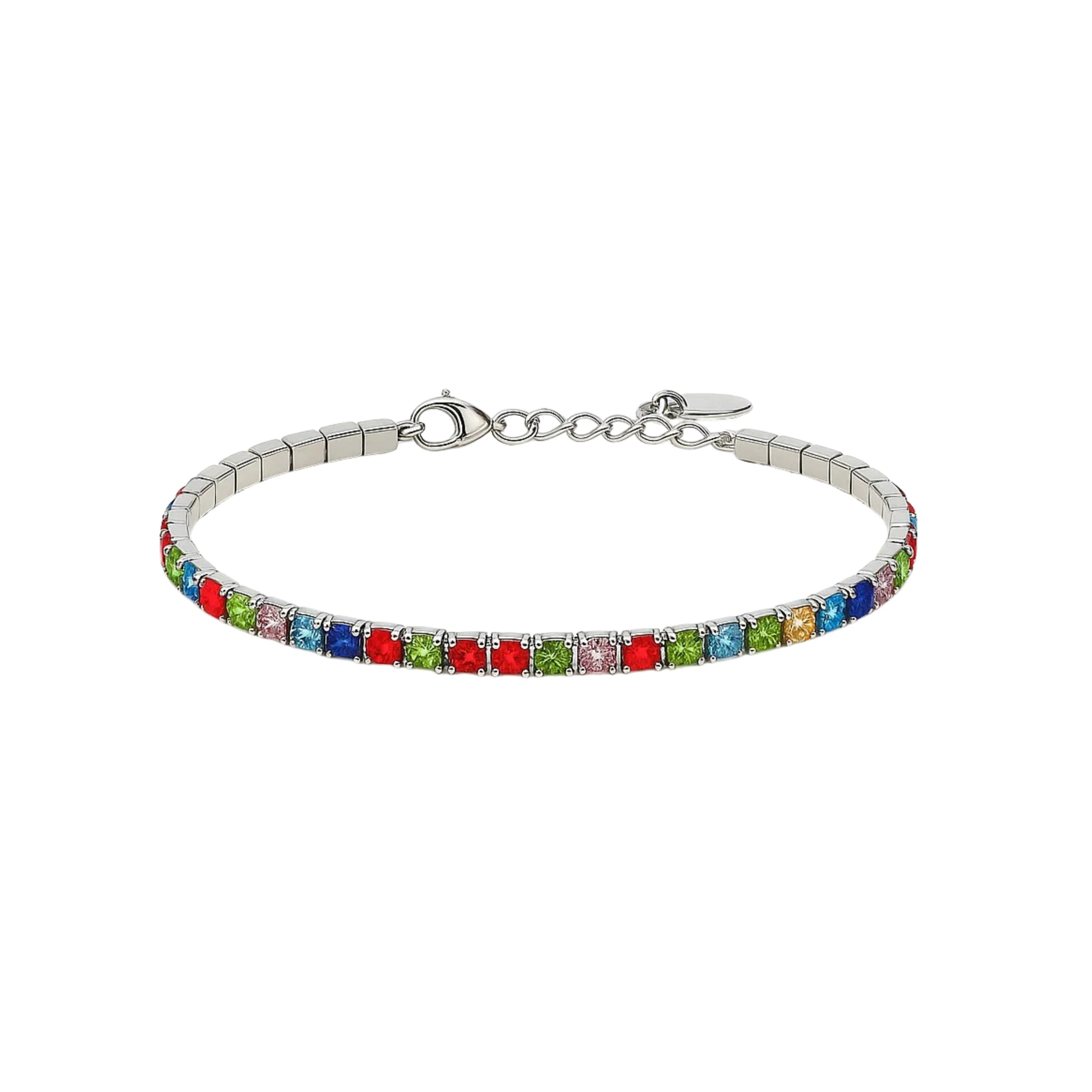 Bracciale Tennis 3mm chiusura a moschetto - Les Folies