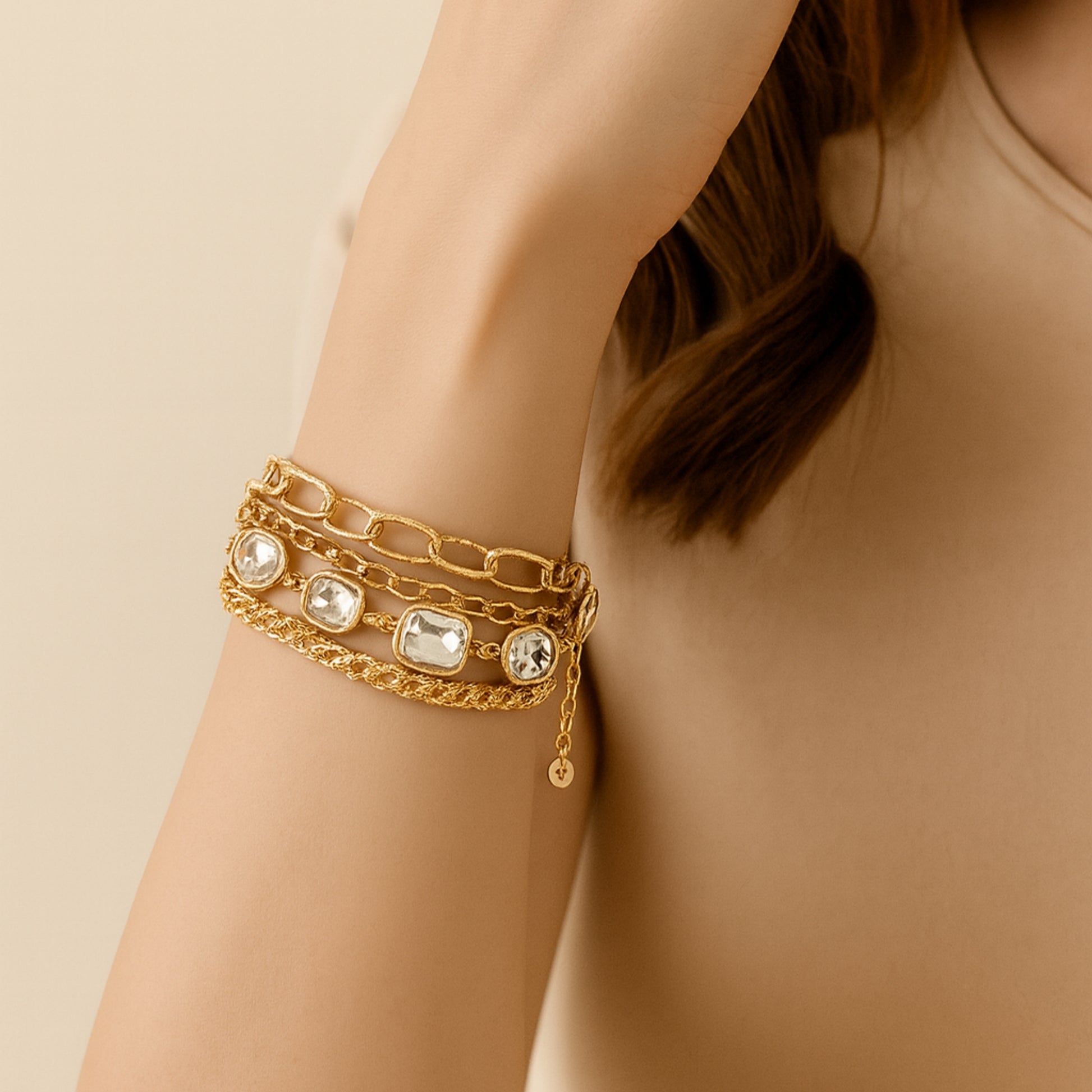 Bracciale Gold & Crystals - You B'jou by Barbier