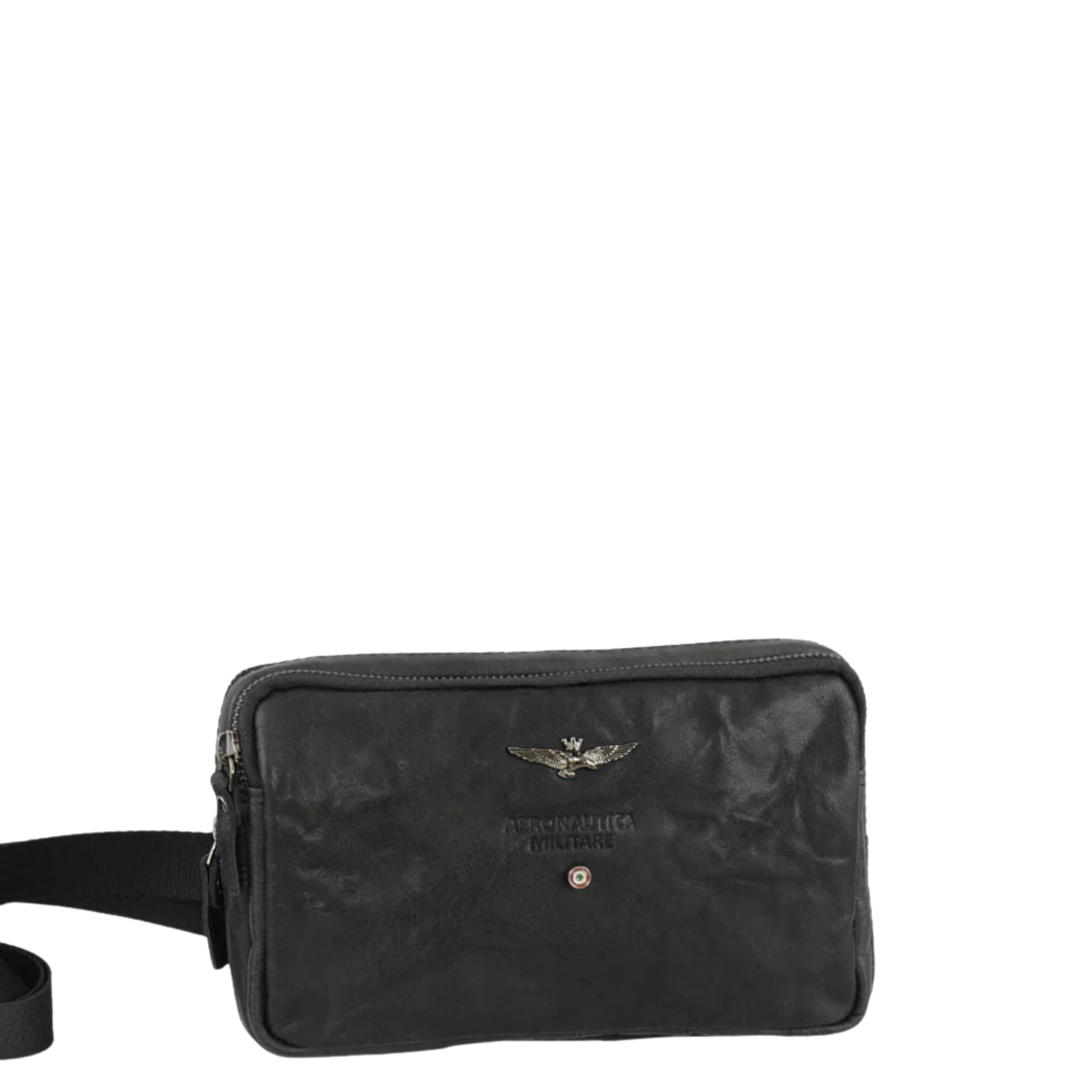 Borsello\Tracolla in Vera pelle Vintage - Aeronautica Militare