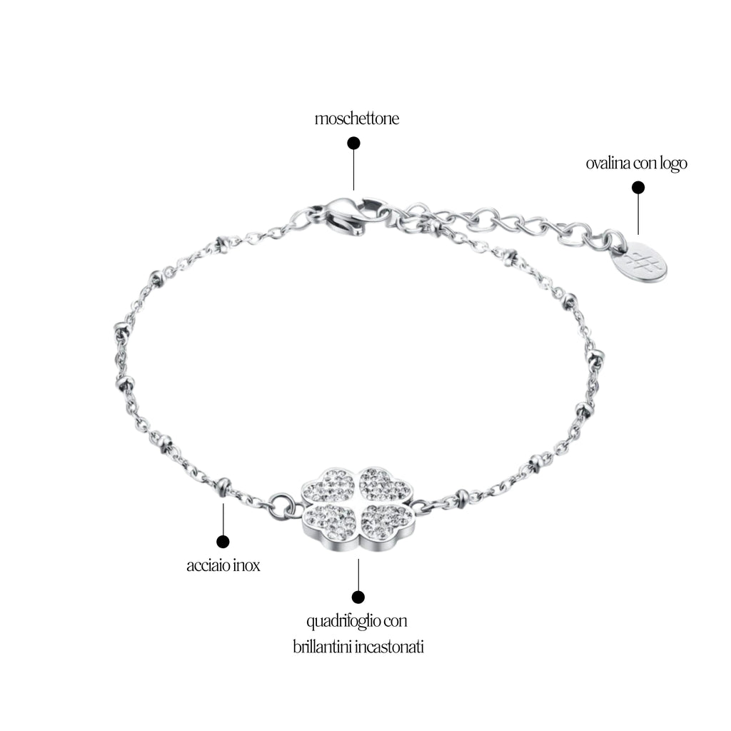 Bracciale Quadrifoglio Shine - Brand Gioielli