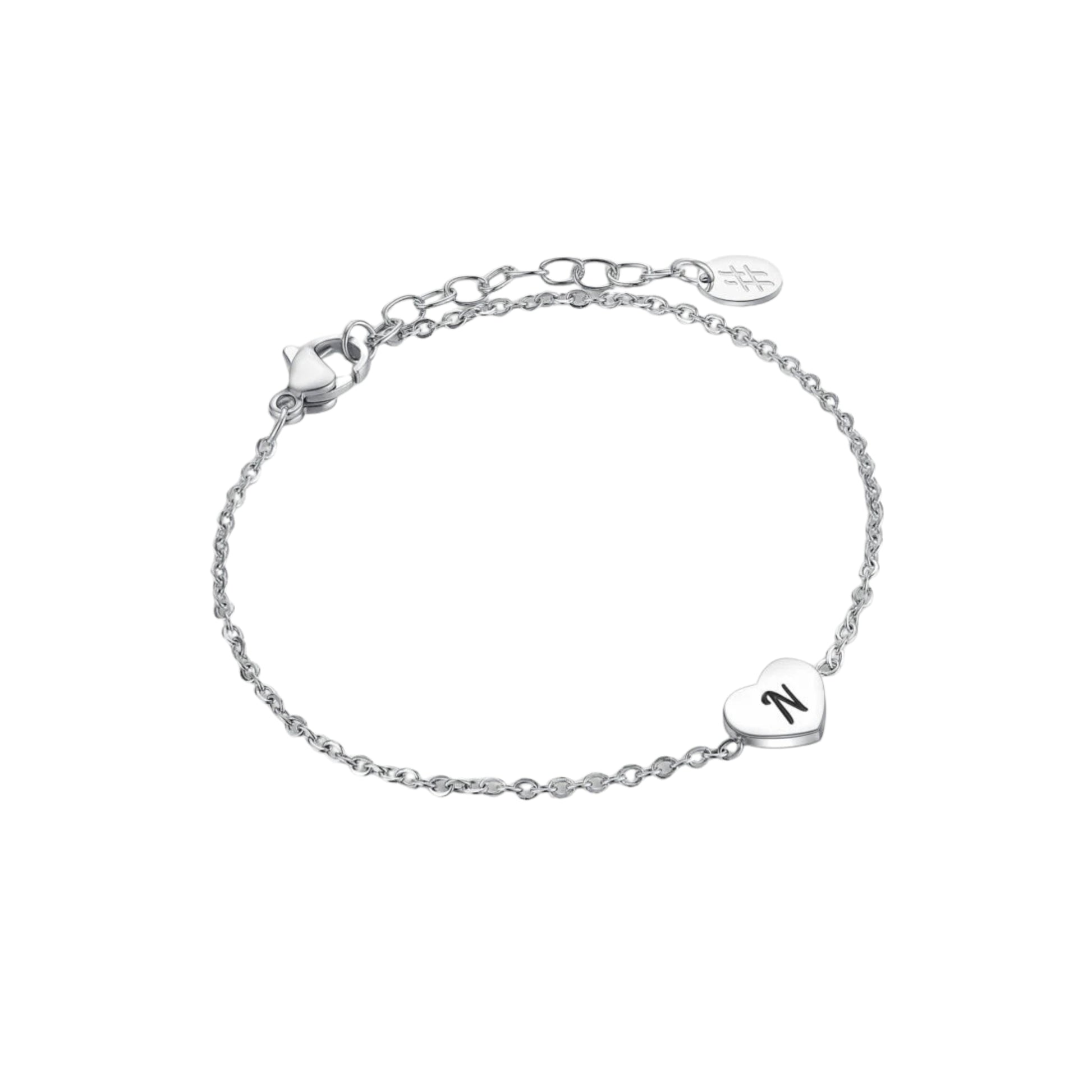 Bracciale Cuore Lettera Personal - Brand Gioielli