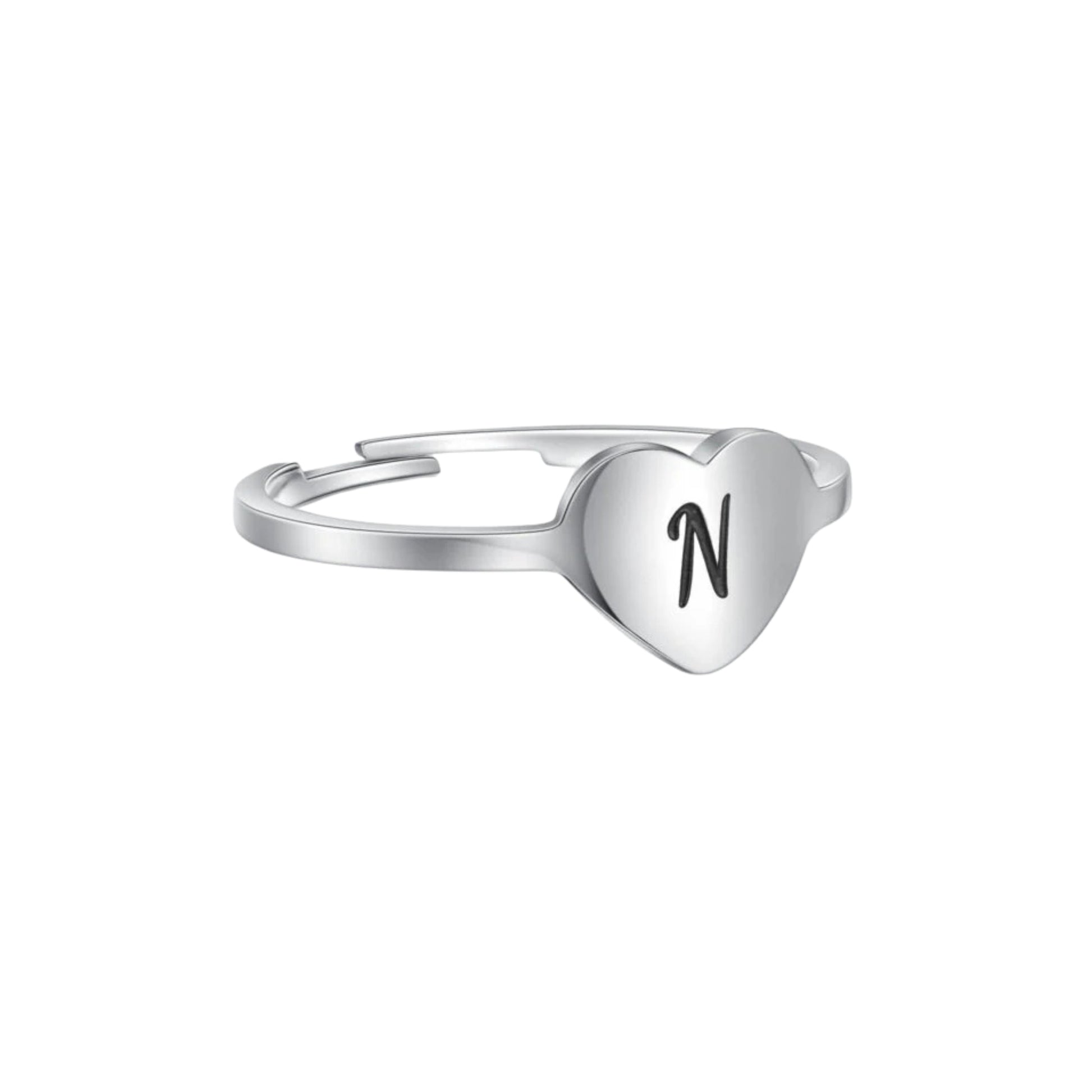 Anello Cuore Lettera Personal - Brand Gioielli