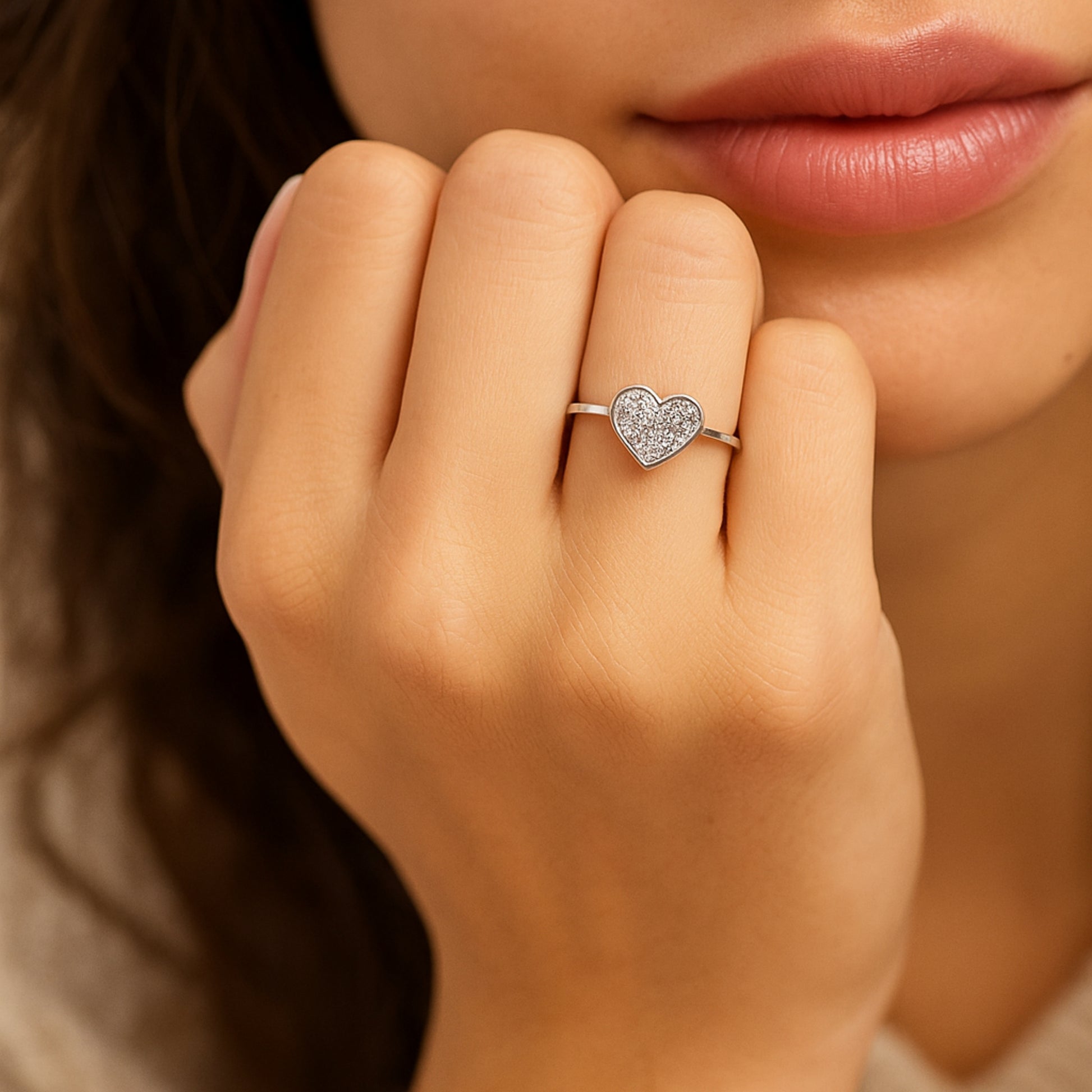 Anello Cuore Shine- Brand Gioielli