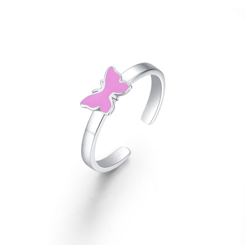 Anello bimba Farfalla Viola- Brand Gioielli