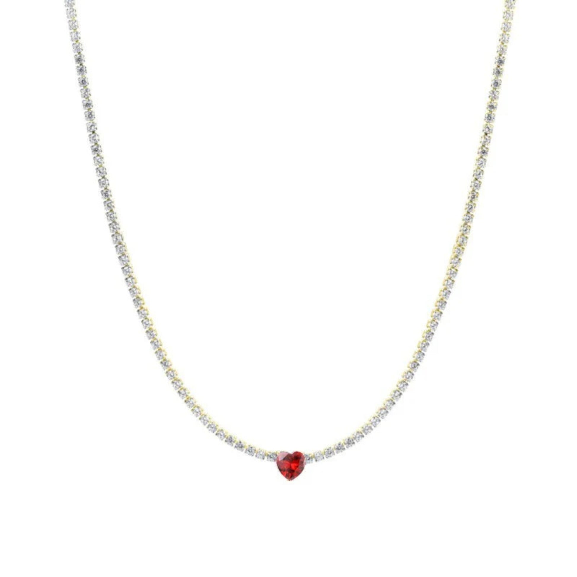 Collana Tennis Cuore Attimi - Brand Gioielli