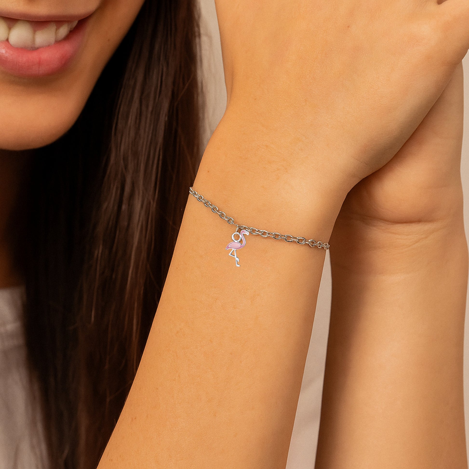 Mini Charm Fenicottero - Brand Gioielli