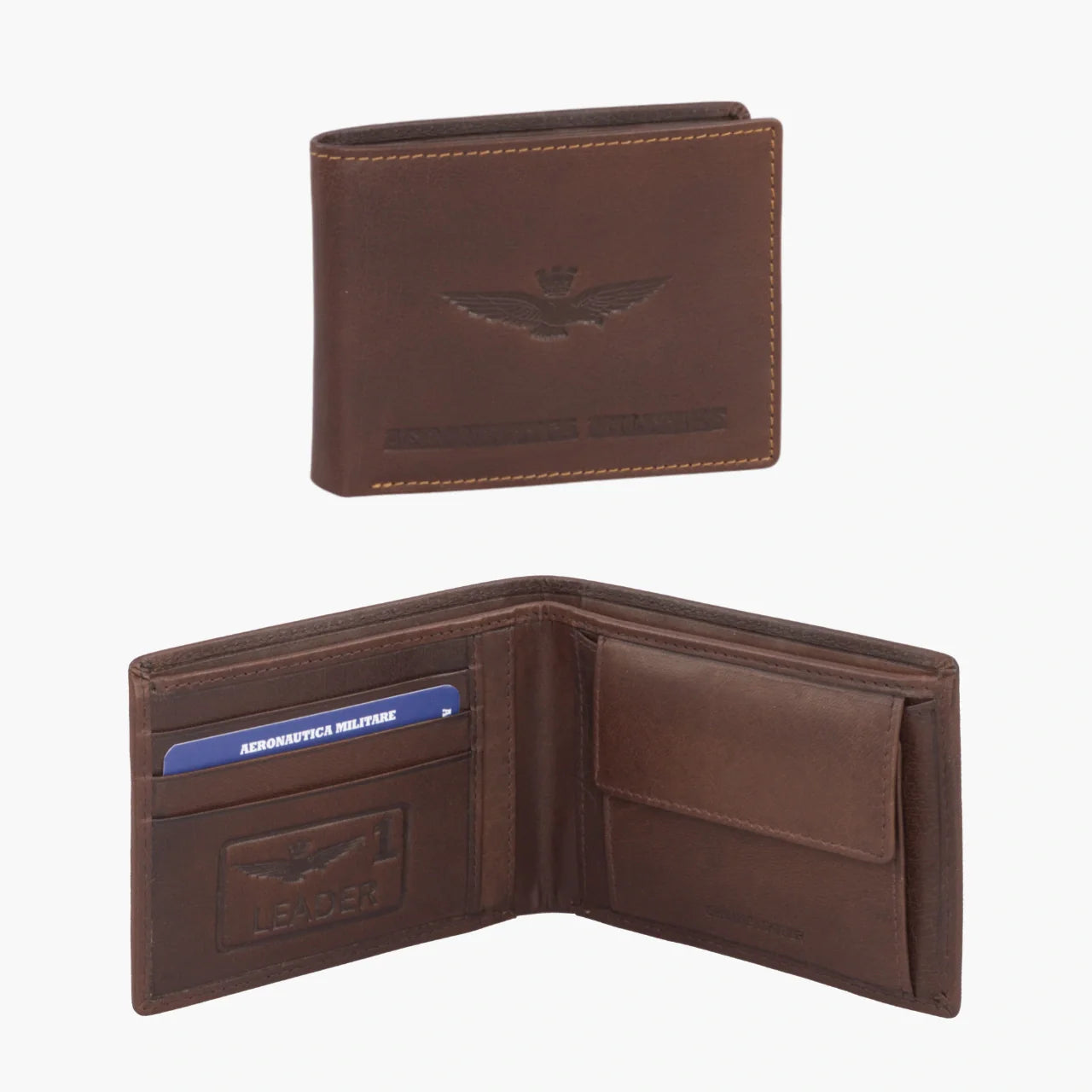 Portafoglio in Vera Pelle Eagle- Aeronautica Militare