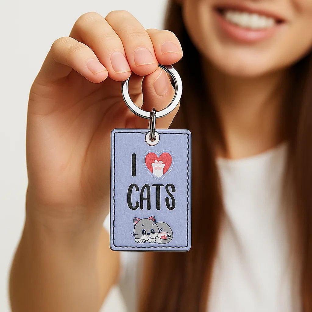 Portachiavi I love Cats - Brand Gioielli
