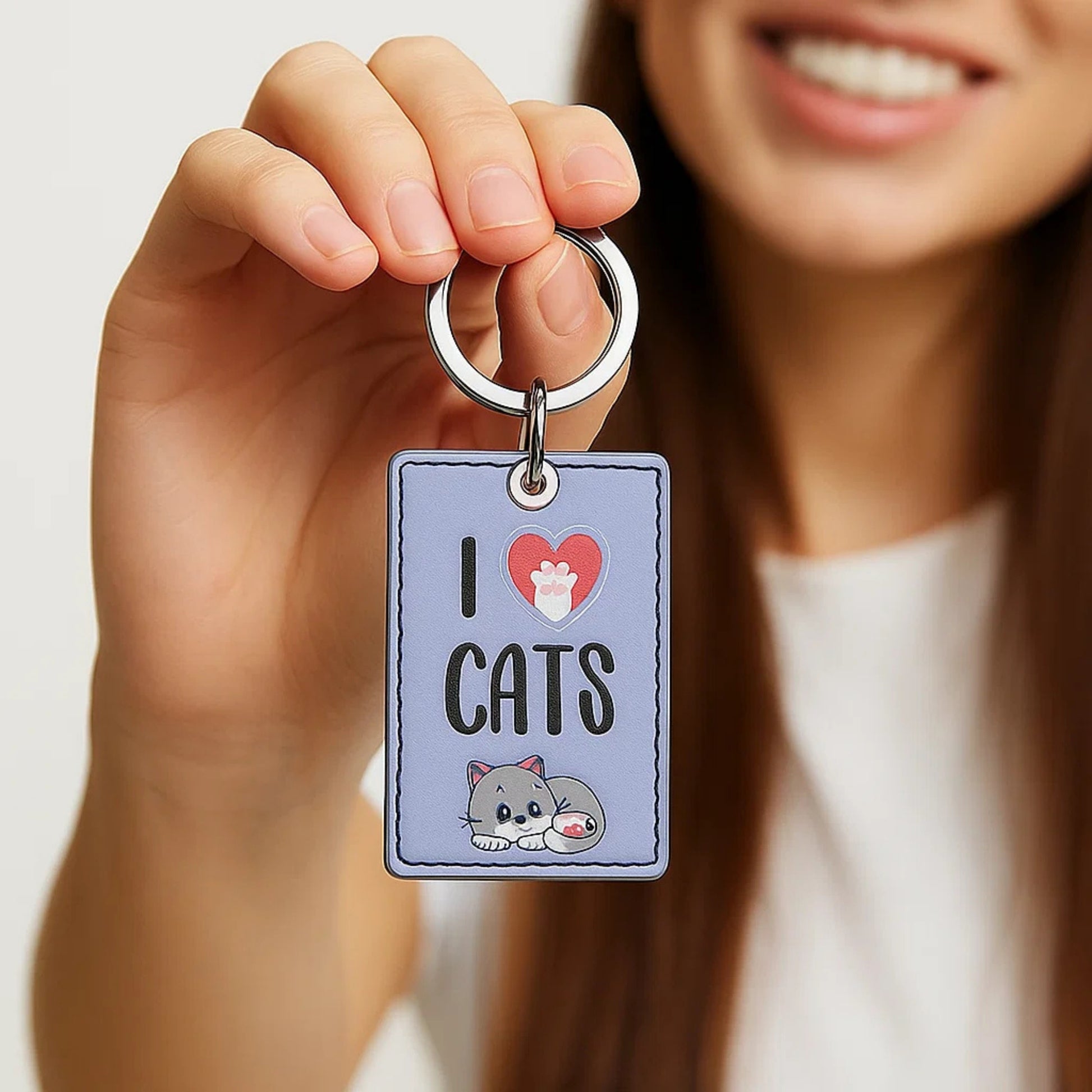 Portachiavi I love Cats - Brand Gioielli