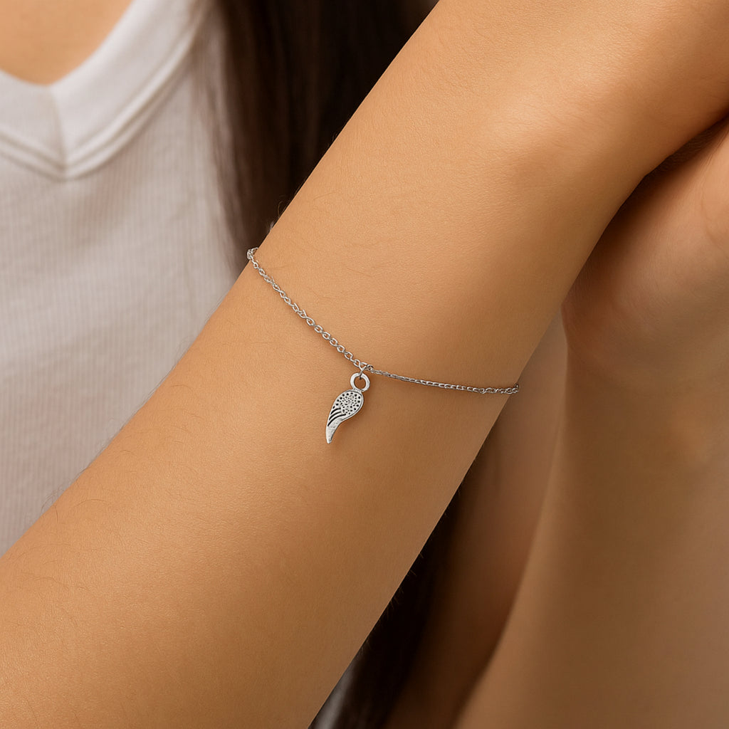 Mini Charm Ala con Cristalli - Brand Gioielli