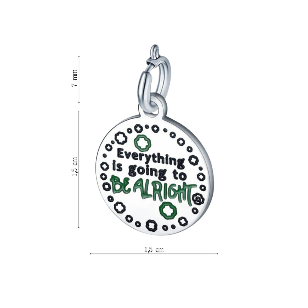 Charm Everything Is Going To Be Alright - Brand Gioielli