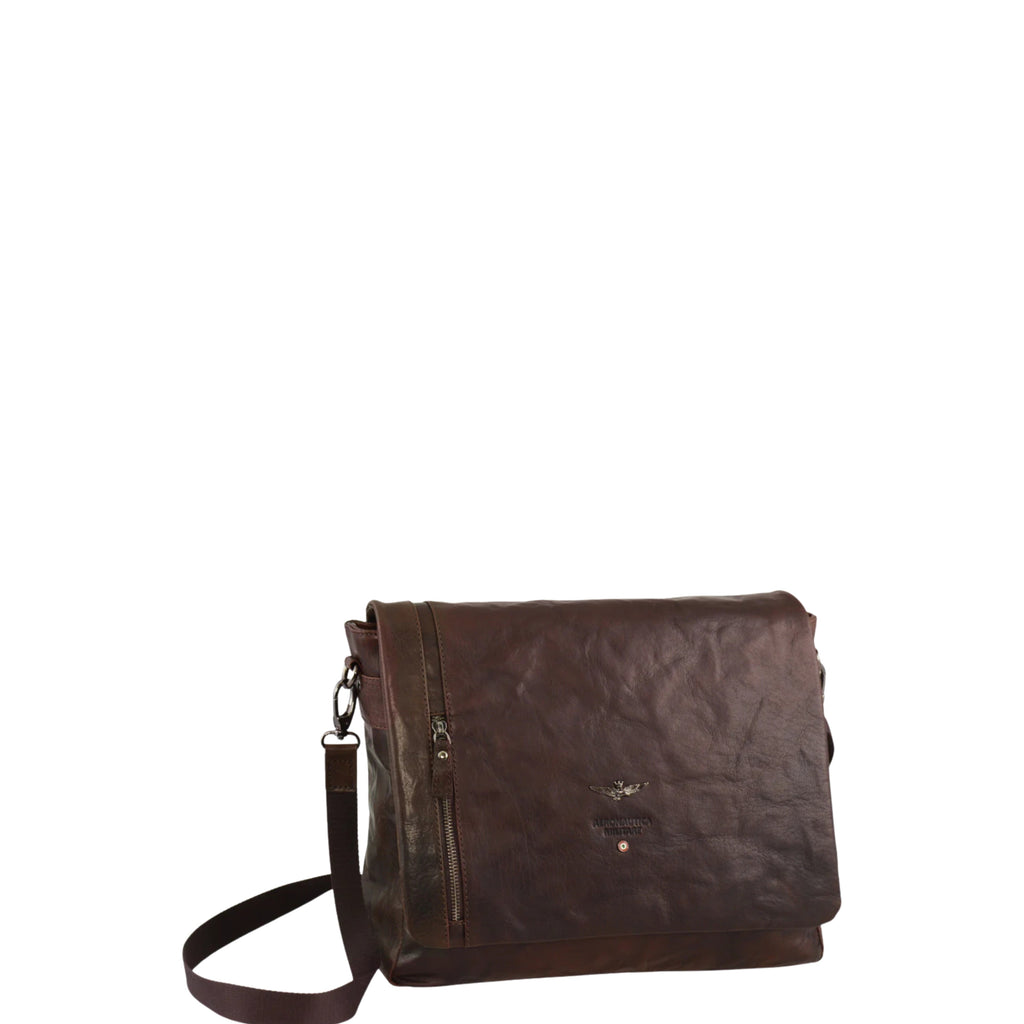 Messenger in Vera Pelle Vintage - Aeronautica Militare