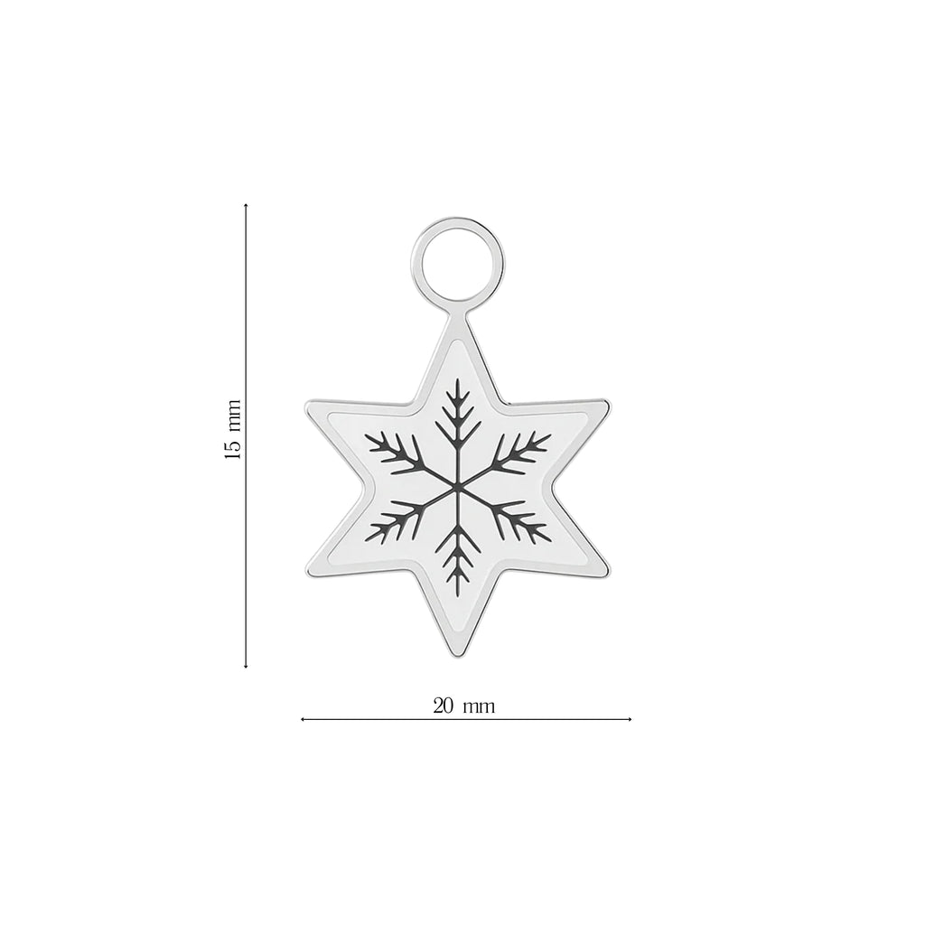 Mini Charm Fiocco di Neve - Brand Gioielli
