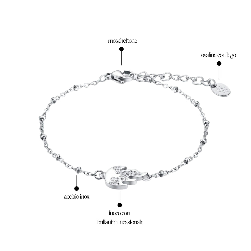 Bracciale Fiamma Shine - Brand Gioielli